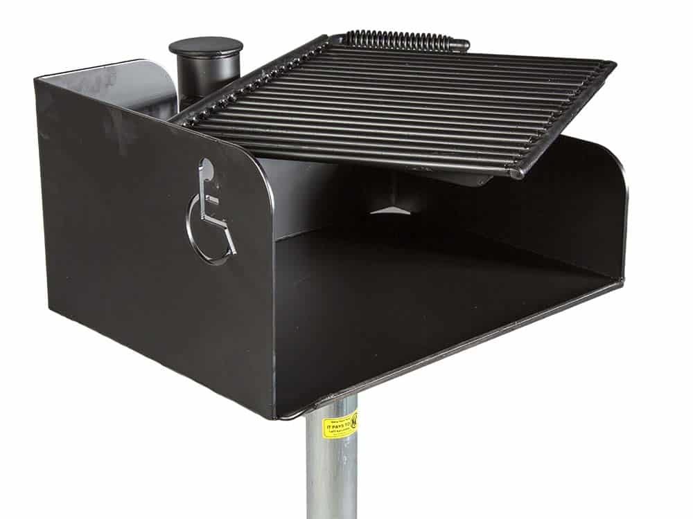 Appropriate Clear Floor Space - ADA-Compliant Park Grills